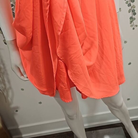 Keepsake The Label Neon Pink Embroidered Mini Dress Sz Small - Picture 5 of 13